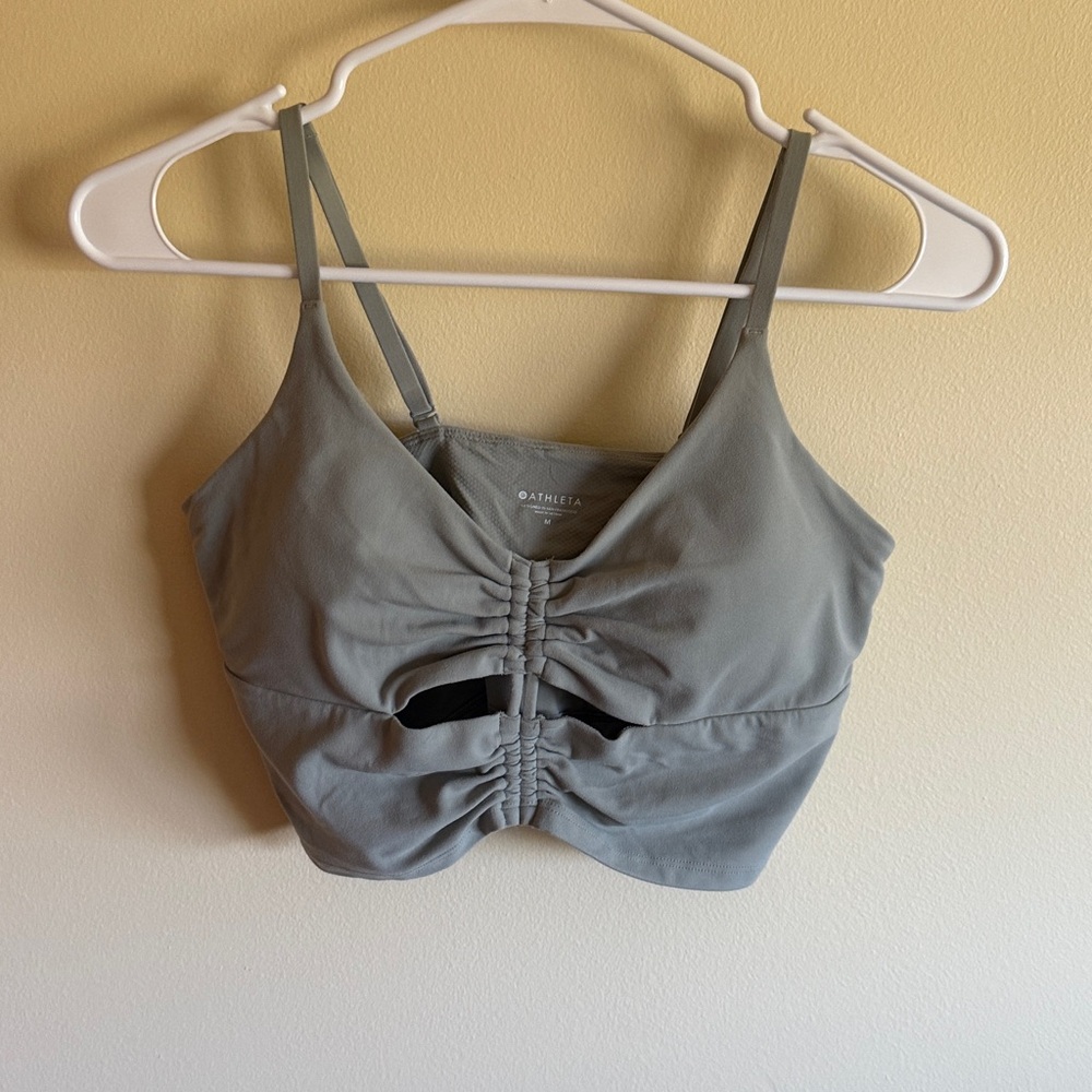 Athleta cinched longline bra